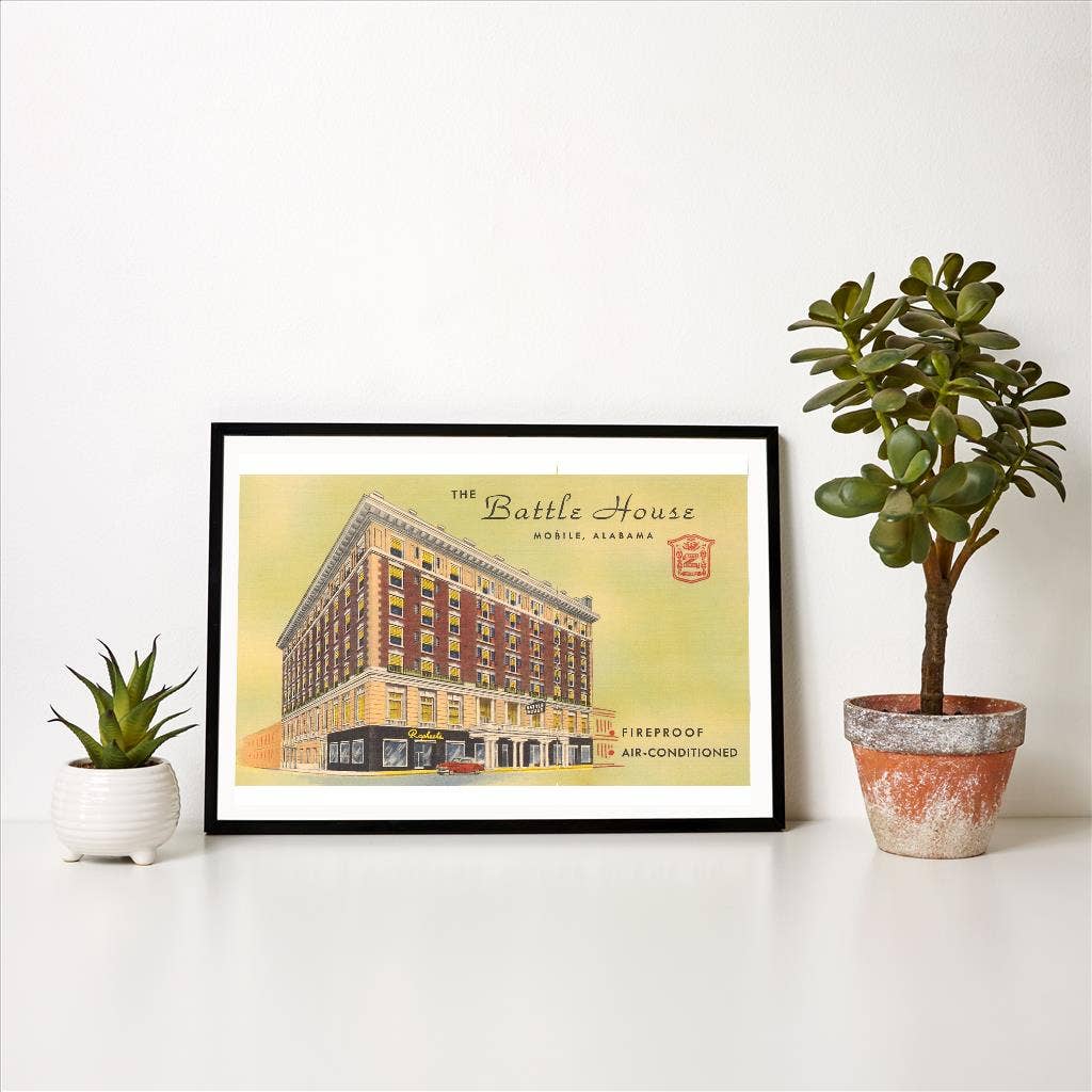 Found Image Press - Venta al por mayor Ilustración - Impresión de Arte AL-135 La Casa de la Batalla, Mobile1