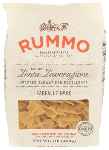 KeHE Distributors, LLC - Wholesale Pasta - Rummo Farfalle Pasta No. 85, 1 lb0