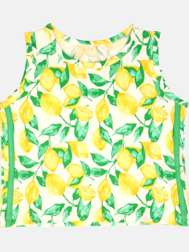 Ragazze Amalia Tank in Lemonade per la vendita all'ingrosso da parte di Duffield Lane