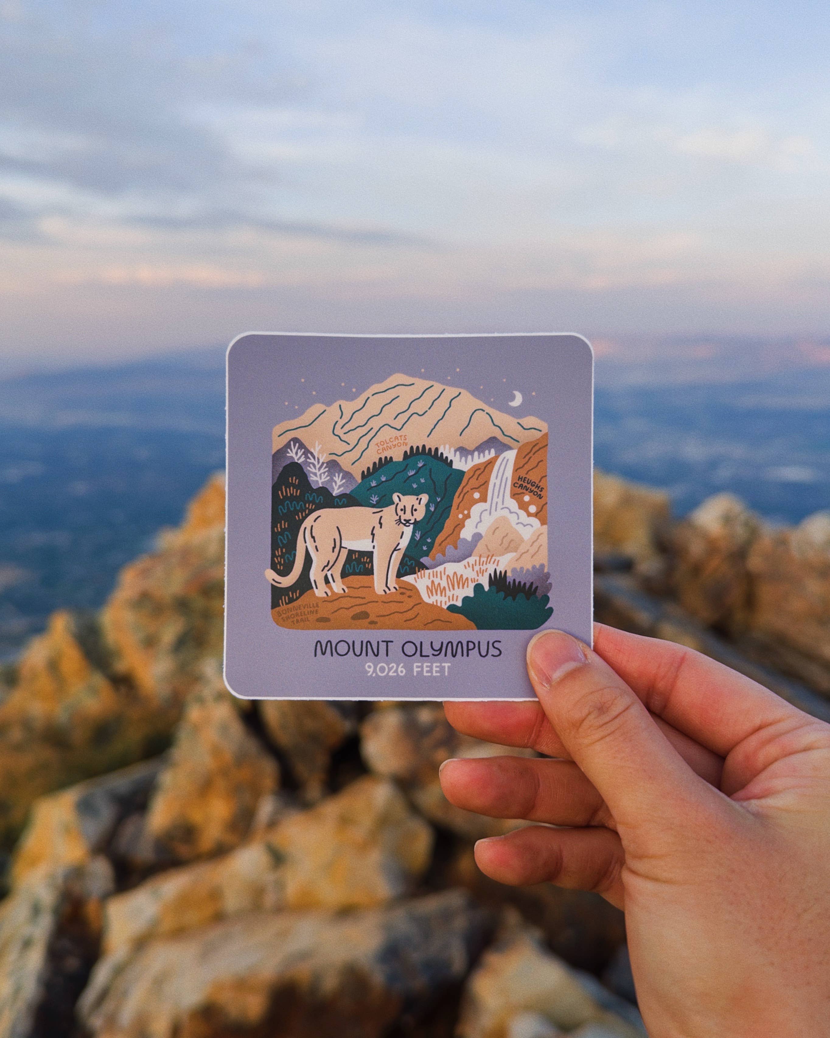 Goodnight Pine - Wholesale Sticker - Mount Olympus Sticker1