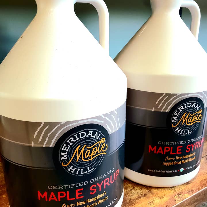 Meridan Hill Maple Farm - Wholesale Maple Syrup - Pure Organic NH Maple Syrup in Plastic Jug