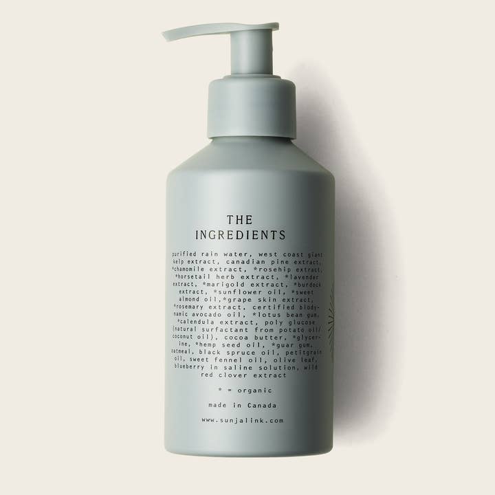 Sunja Link Body Shoppe - Wholesale Body Wash/Shower Gel - The Everywhere Wash - Black Spruce and Giant Sea Kelp