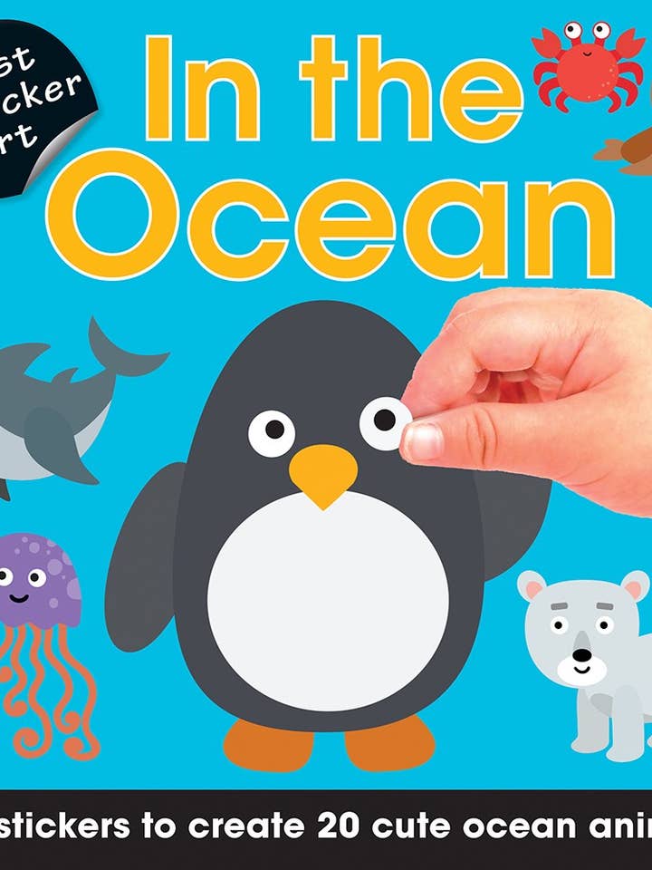 First Sticker Art: In The Ocean (190 reusable stickers!) for wholesale by Sourcebooks