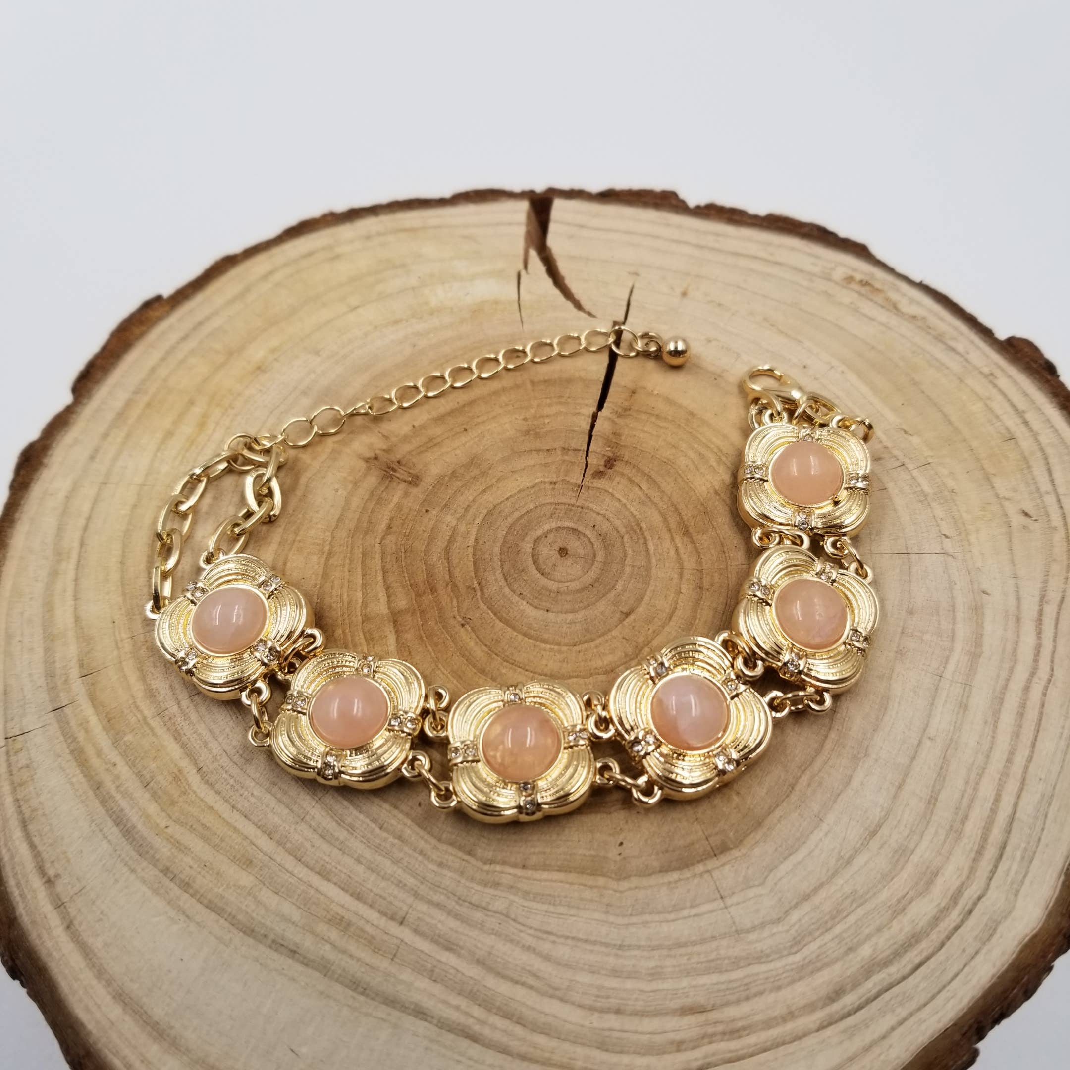 CHAKRA JEWELRY - Wholesale Charm/Dangle Bracelet - Amelia Natural Crystal Bracelet0