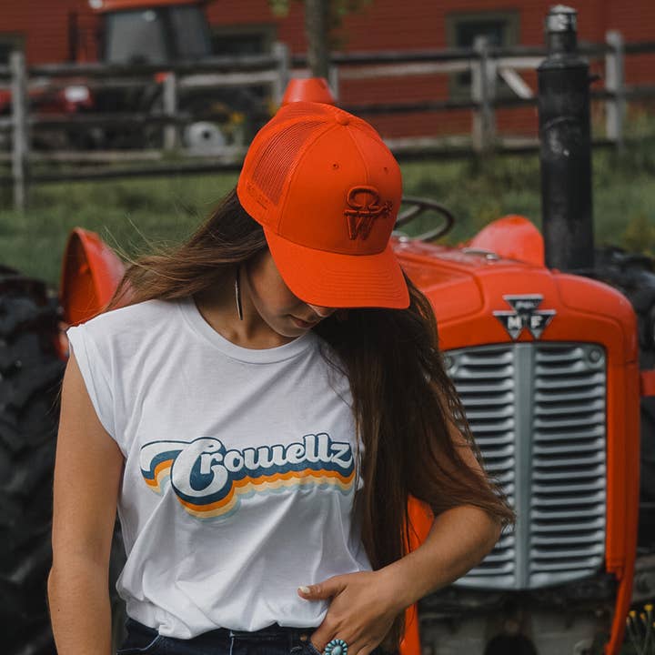 Fluid T -shirt Retro Logo - White for wholesale by Crowellz