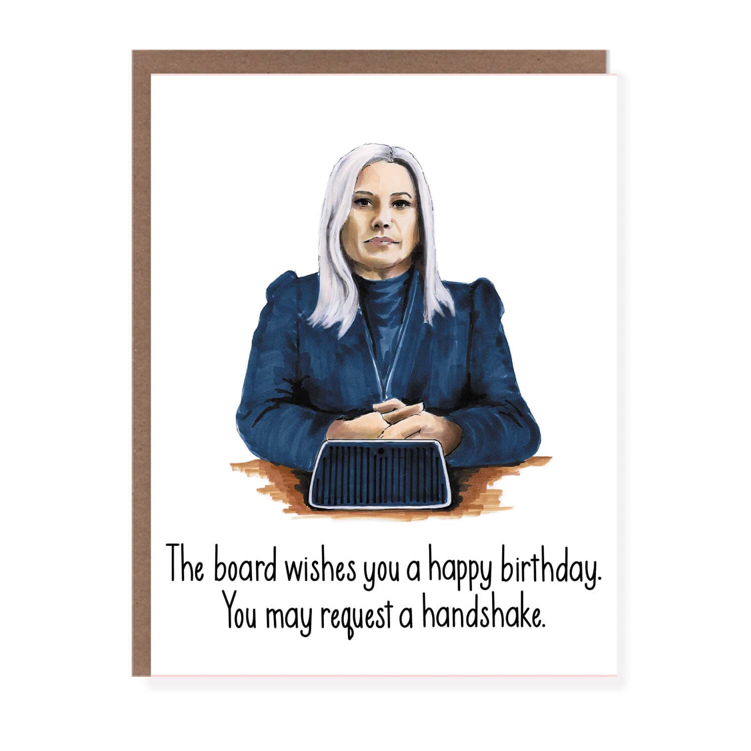 Morgan Swank Studio - Wholesale Birthday Card - Cobel Handshake Severed | Pop Culture Birthday Card3