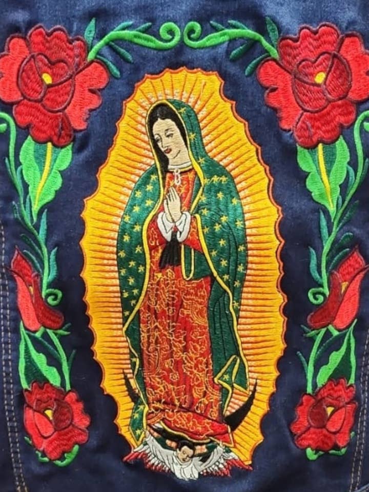Cielito Lindo - Wholesale Denim Jacket - Women's - Denim Guadalupe Embroidered Jacket2