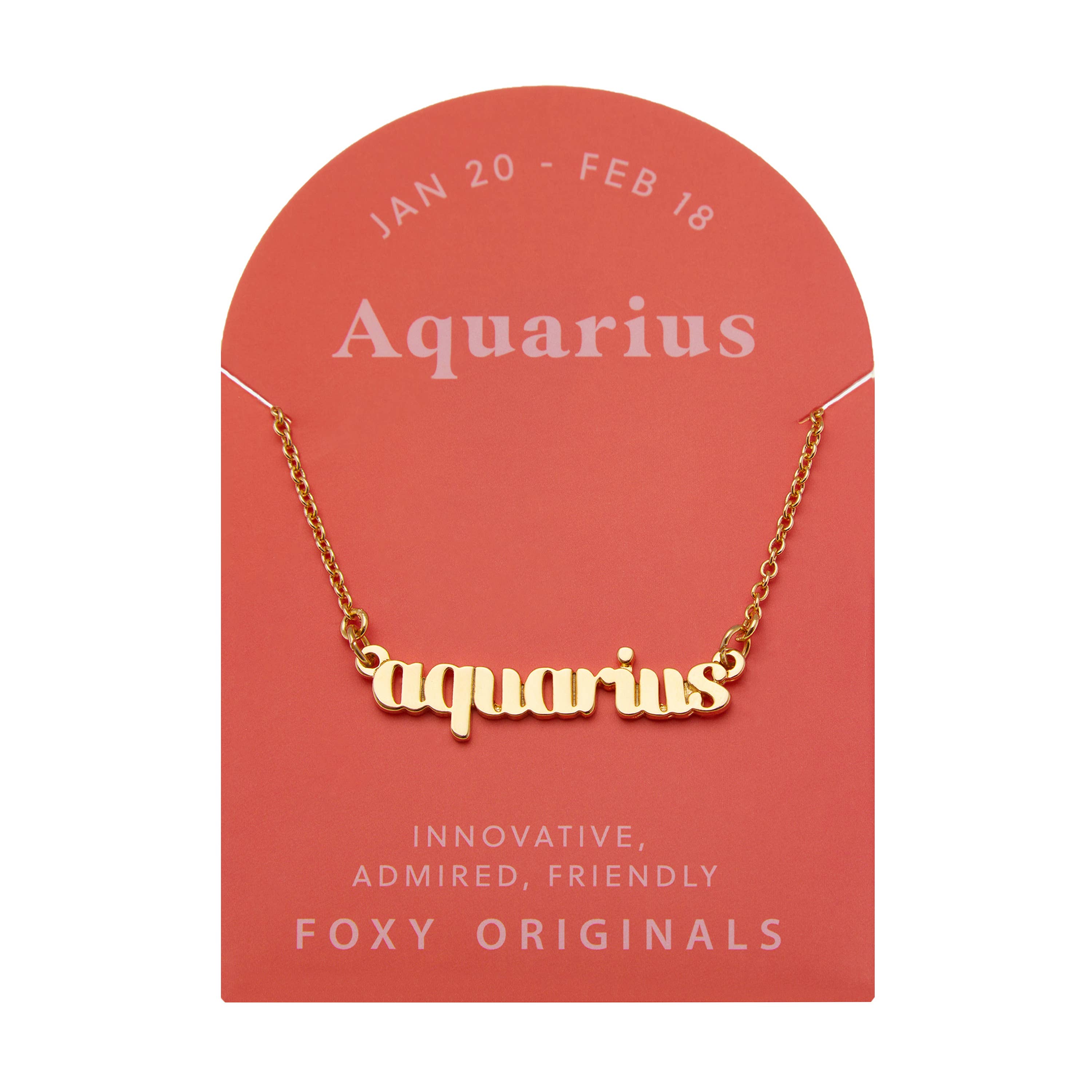 Foxy Originals - Wholesale Retailer Display - Jewelry - Zodiac Necklace Collection | Spring Horoscope Jewellery1
