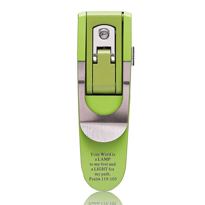 Book Light Green Your Word is a Lamp Ps. 119:105 for wholesale by Christian Art Gifts