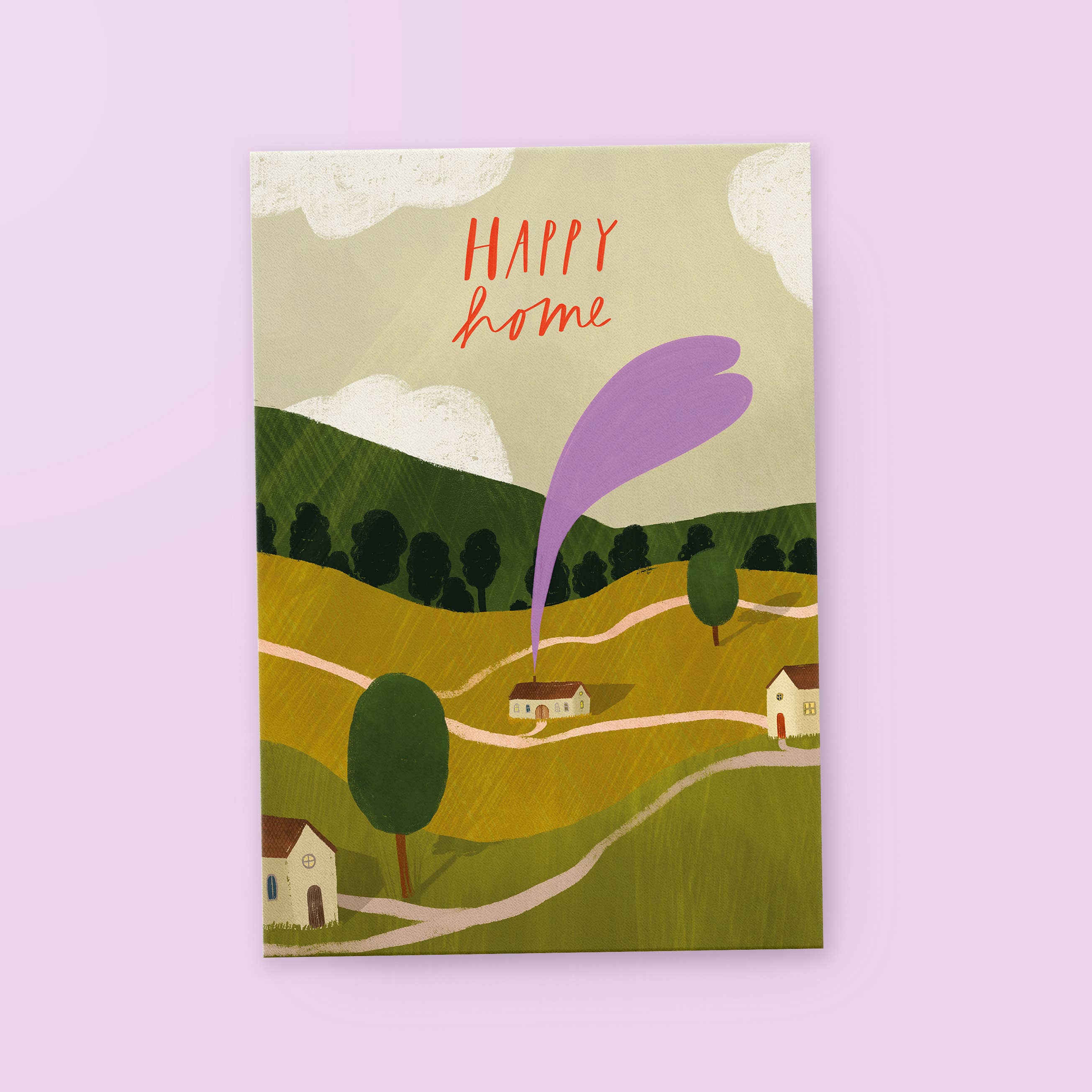 franzizo nachhaltige papeterie - Wholesale Postcard - Postcard "Happy Home"