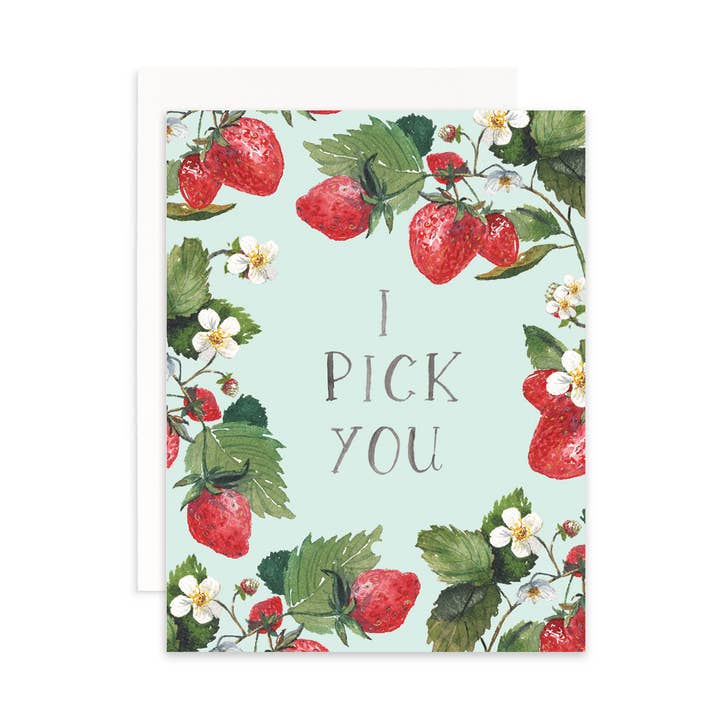 I Pick You Greeting Card for wholesale by Cami Monet
