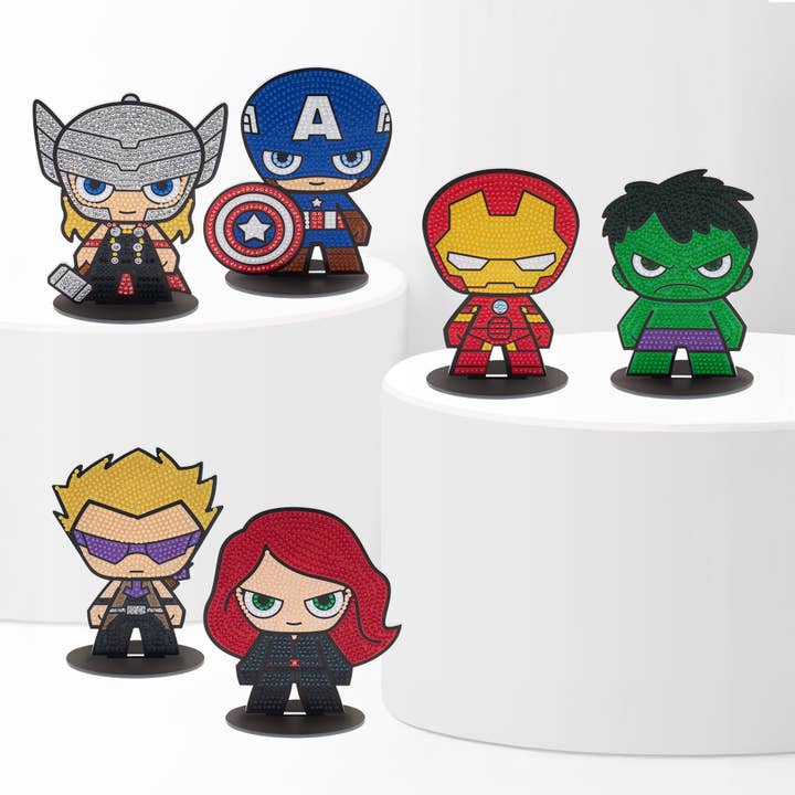 Sparkle Pals™ - © MARVEL Complete Set for wholesale by Diamond Art Club