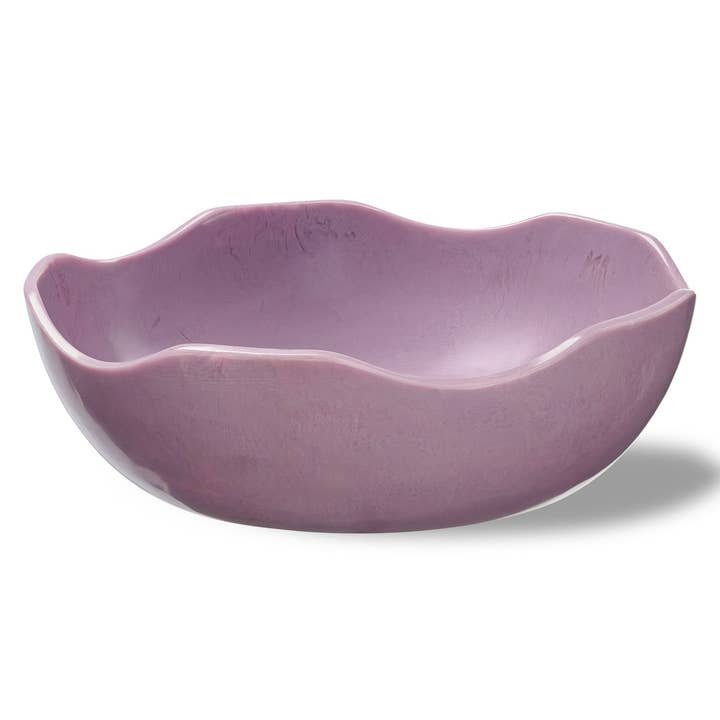 Lainy Home - Wholesale Decorative Plate/Dish/Bowl - Wavy Resin Bowl 10" X 4"