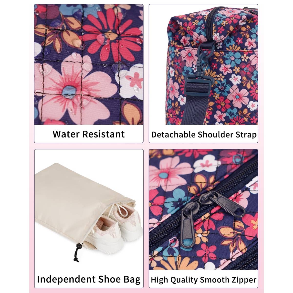 wandf – Großhandel Weekender-Tasche – Unisex – Gesteppte Schultertaschen Flugzeug Reisetasche Unter Sitz Tasche42