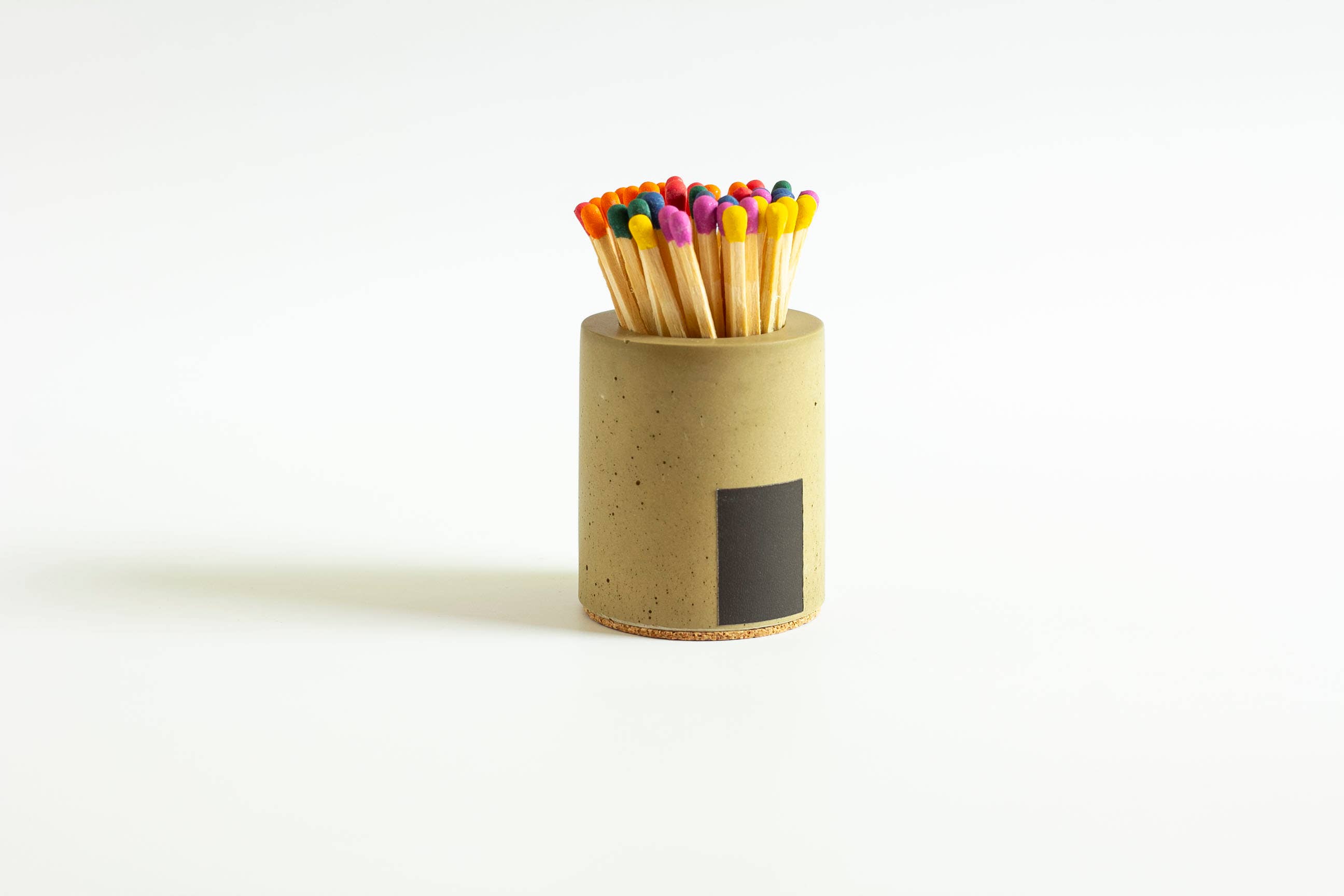 Tenn Prairie – wholesale Match holder – Cylinder Match Holder – Concrete Design with 3-Inch Safety Matches29