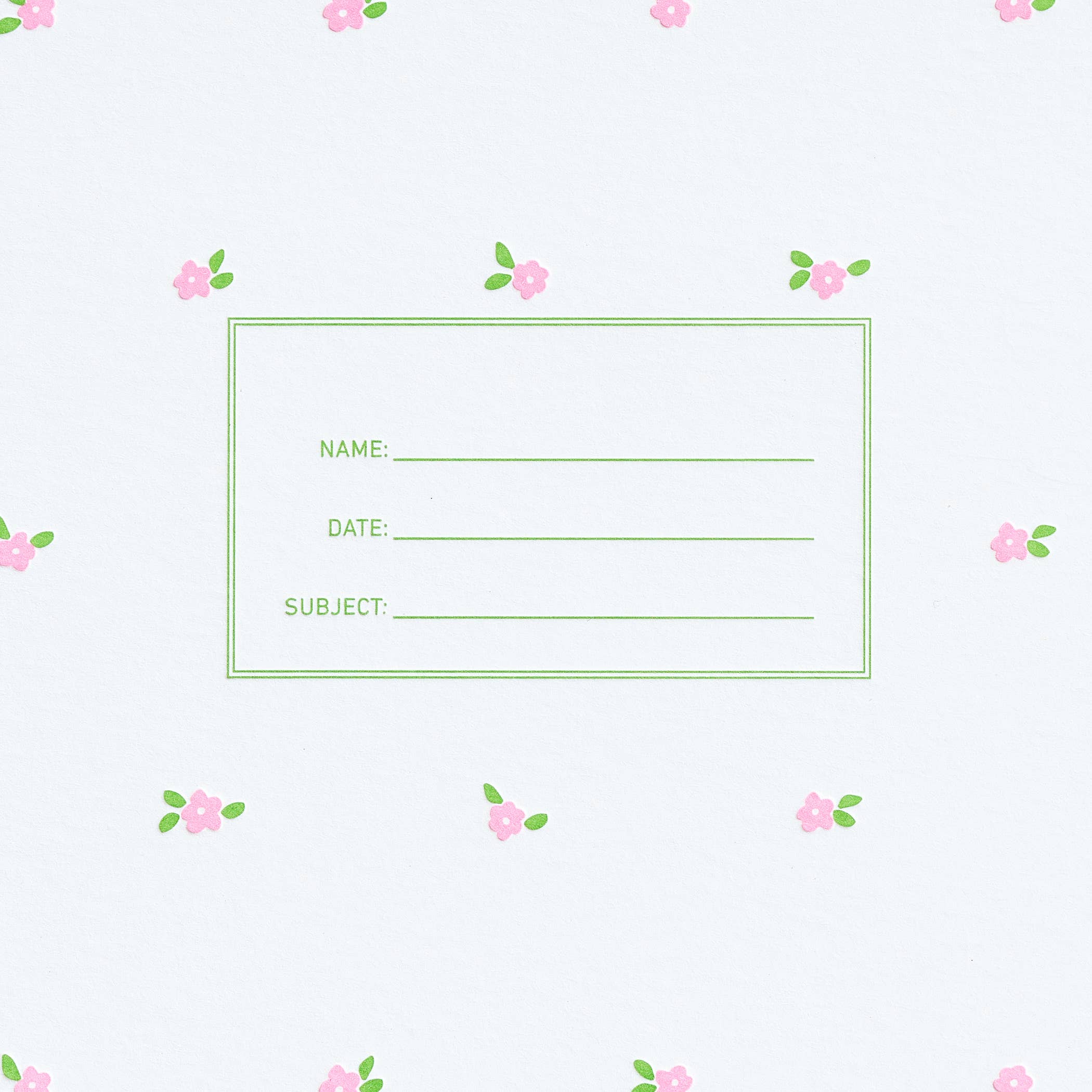 Shorthand Press – wholesale Notebook – Standard Notebook - Mini Floral Pink2