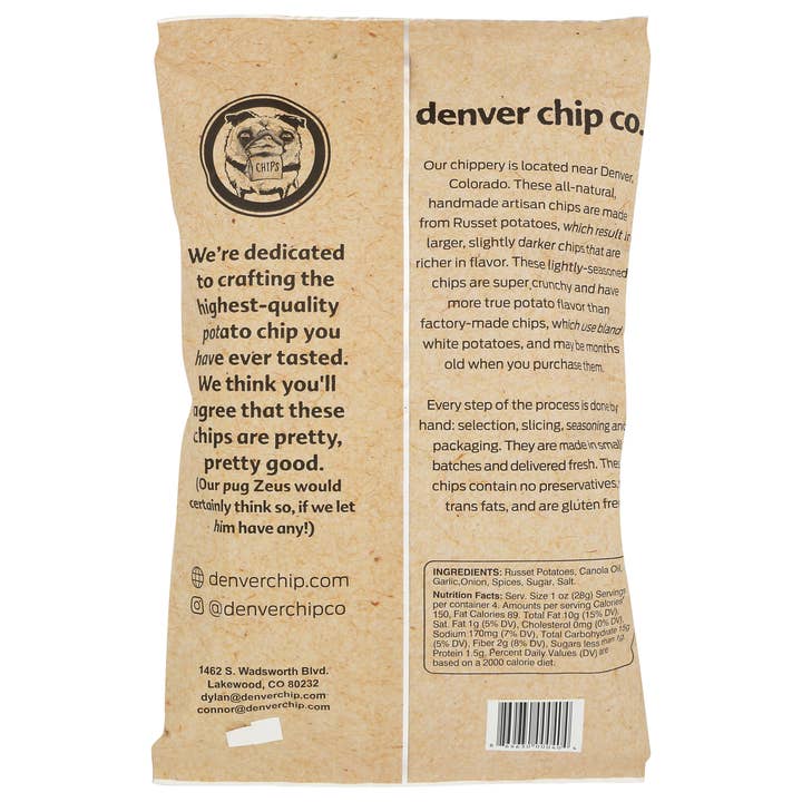Denver Chip Co. - Wholesale Crisps - Original (4oz)1