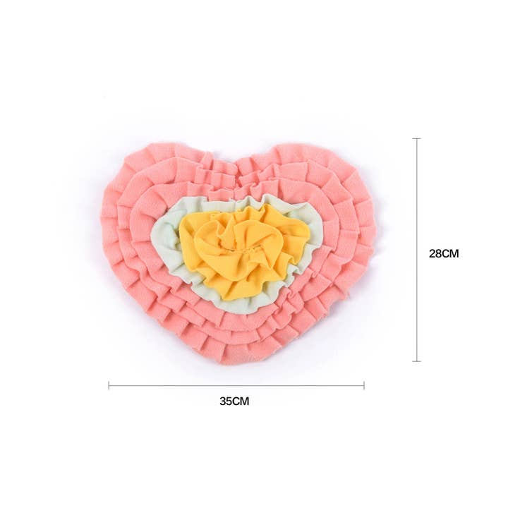 Cheerhunting - Wholesale Pet Food Mat - Dog - Snuffy - Heart-Shaped Snuffle Mat