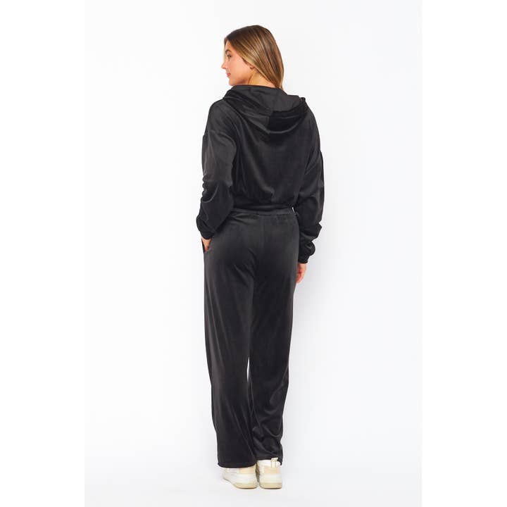 HiteJeans - Wholesale Lounge set – Women's - VELOUR ZIP UP HOODIE PANTS SET3