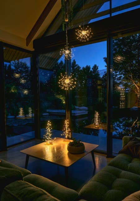 Lumina Of London Co - Wholesale Chandelier/Hanging Light - Hanging Starburst Light - 12" Battery1