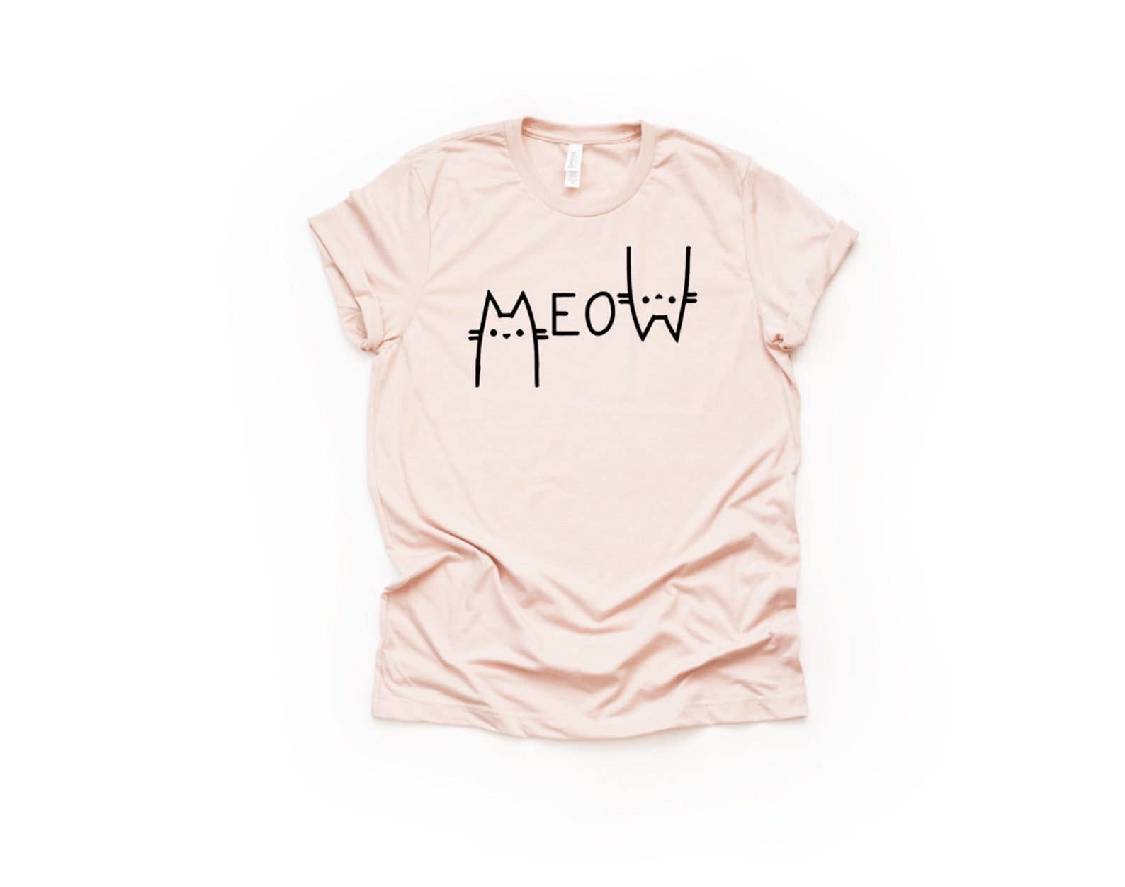 VibeClothing - Wholesale Screen Printed T-Shirt - Women's - Meow T-shirt