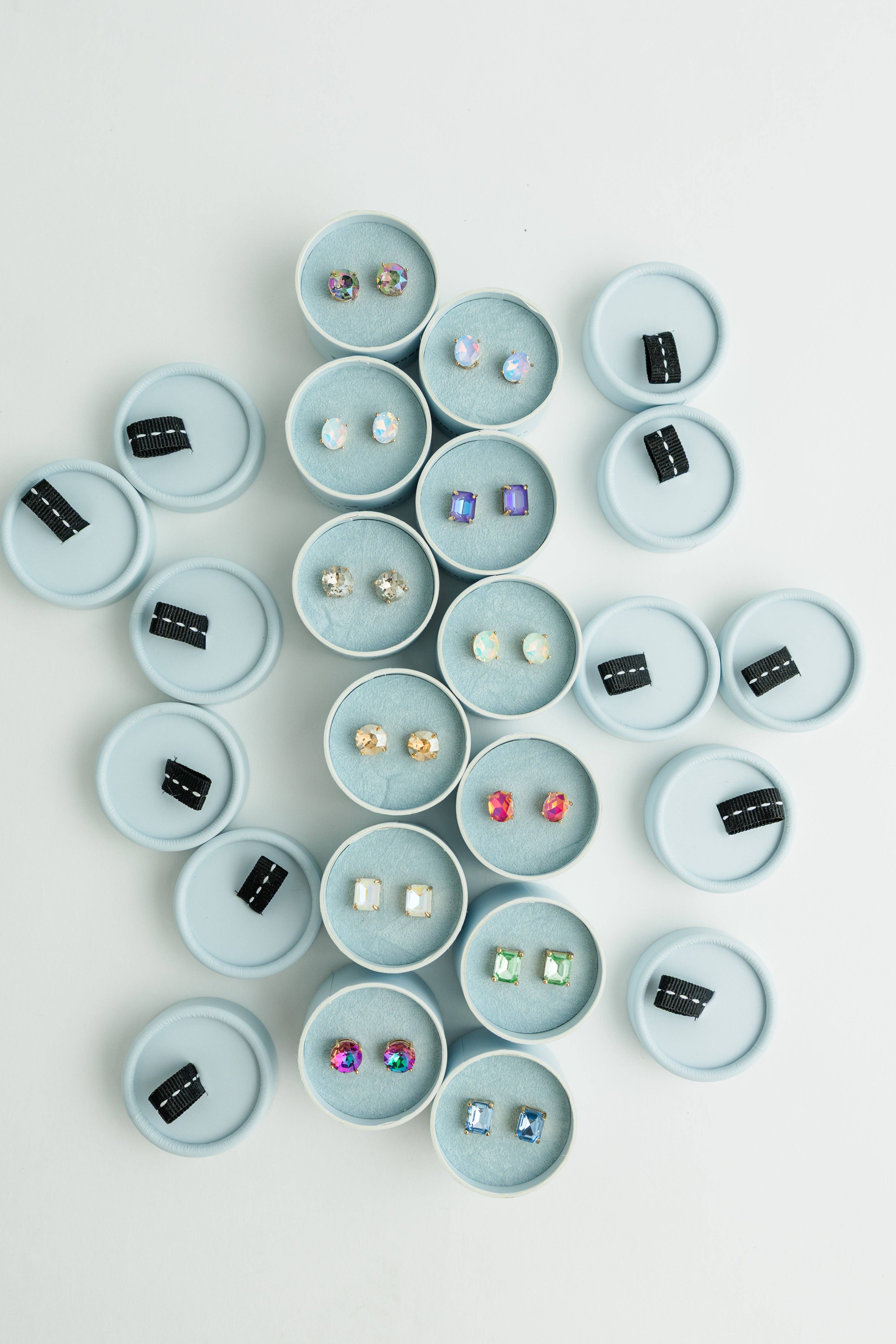 Violet & Brooks - Wholesale Stud/Post Earrings - Crystal Powder Boxed Earring3