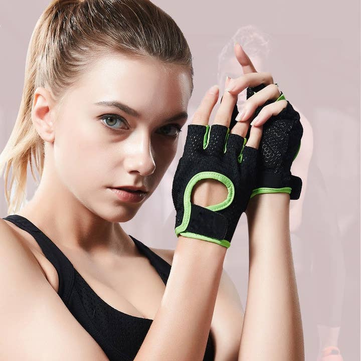 VIGOR - Wholesale Fitness Equipment - Breathable Workout Gloves Weight Lifting Fingerless Gym Exer9