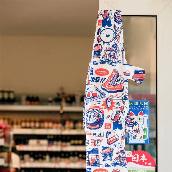 MADAME MO - Wholesale Wall Accent - Vintage Tokyo Koinobori - wind sock outdoor wall decor