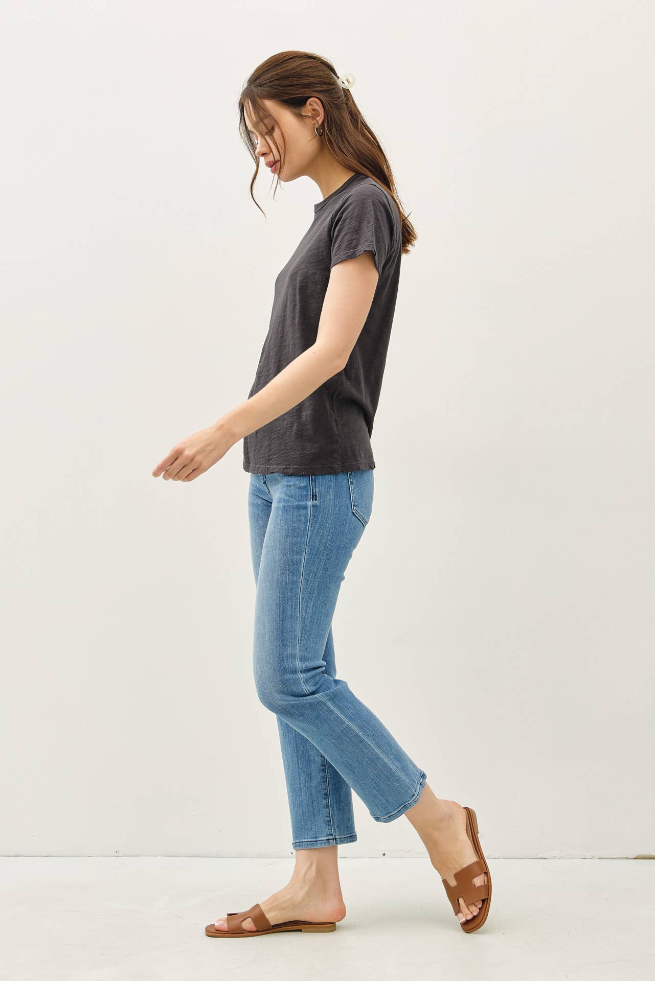 Be Cool - Wholesale T-Shirt - Women's - NEW COLOR-GARMENT DYED COTTON SLUB TEE8