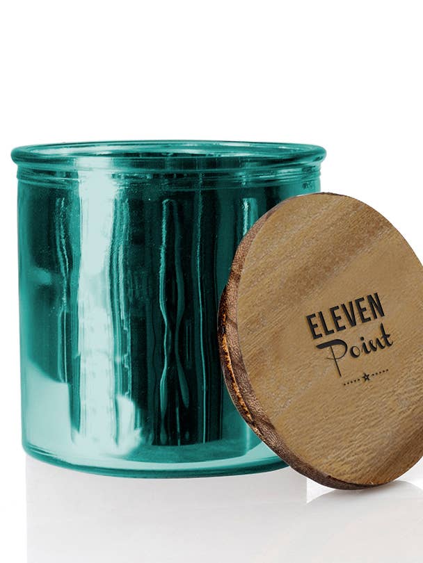 Turquoise Rock Star Candle for wholesale by Eleven Point Fragrance