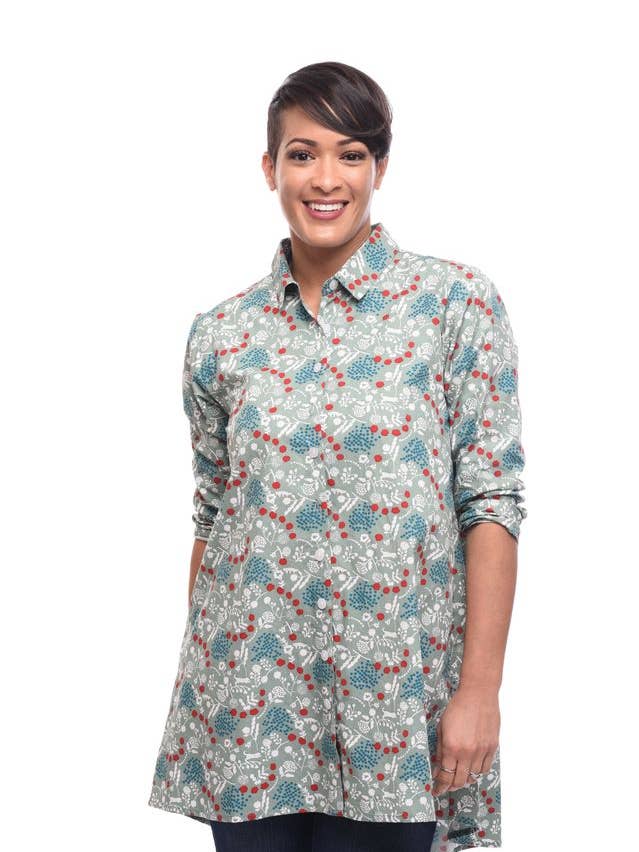 Tulip Clothing - Wholesale Button Down Shirt - Women's - CV31 Petulia in Istanbul*0
