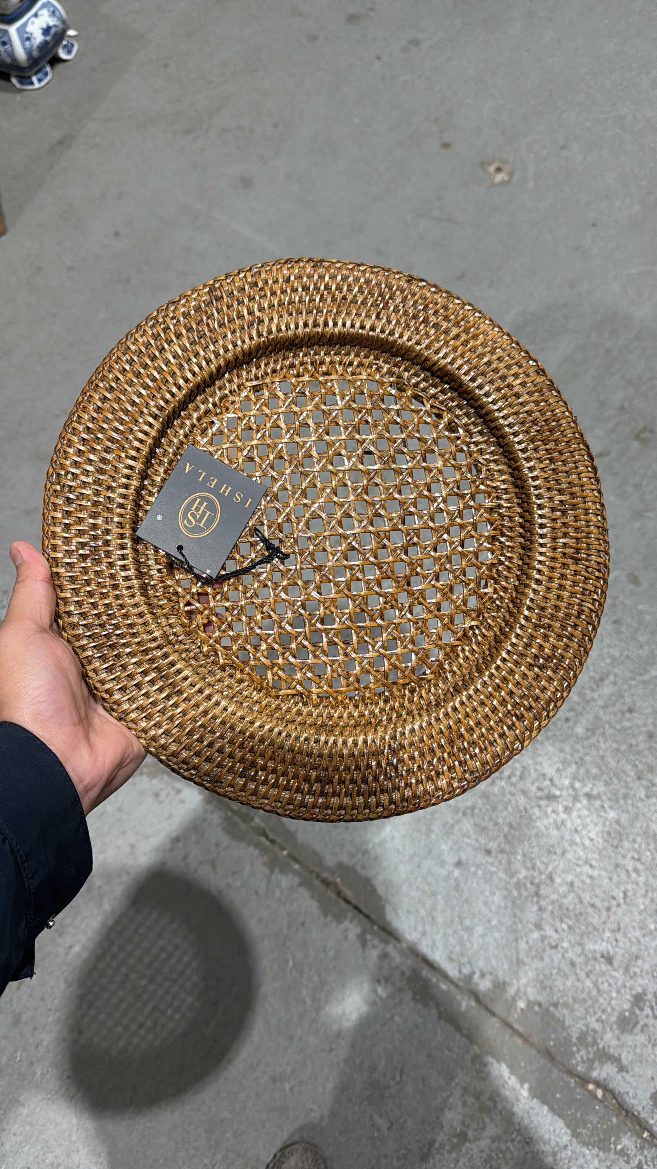 ISHELA - Wholesale Charger Plate - Rattan Charger Plate2