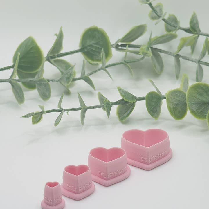 CaliLu Clay Co. - Wholesale Cookie Cutter - Heart Cookie Cutter / Polymer Clay Cutter3