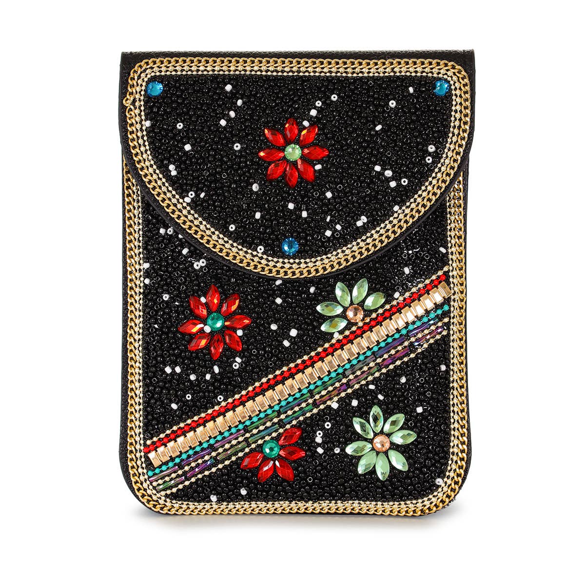 22 Tote - Vendita all'ingrosso Borsa a tracolla - Donna - Borsa a tracolla per cellulare in pelle vegana con perline16