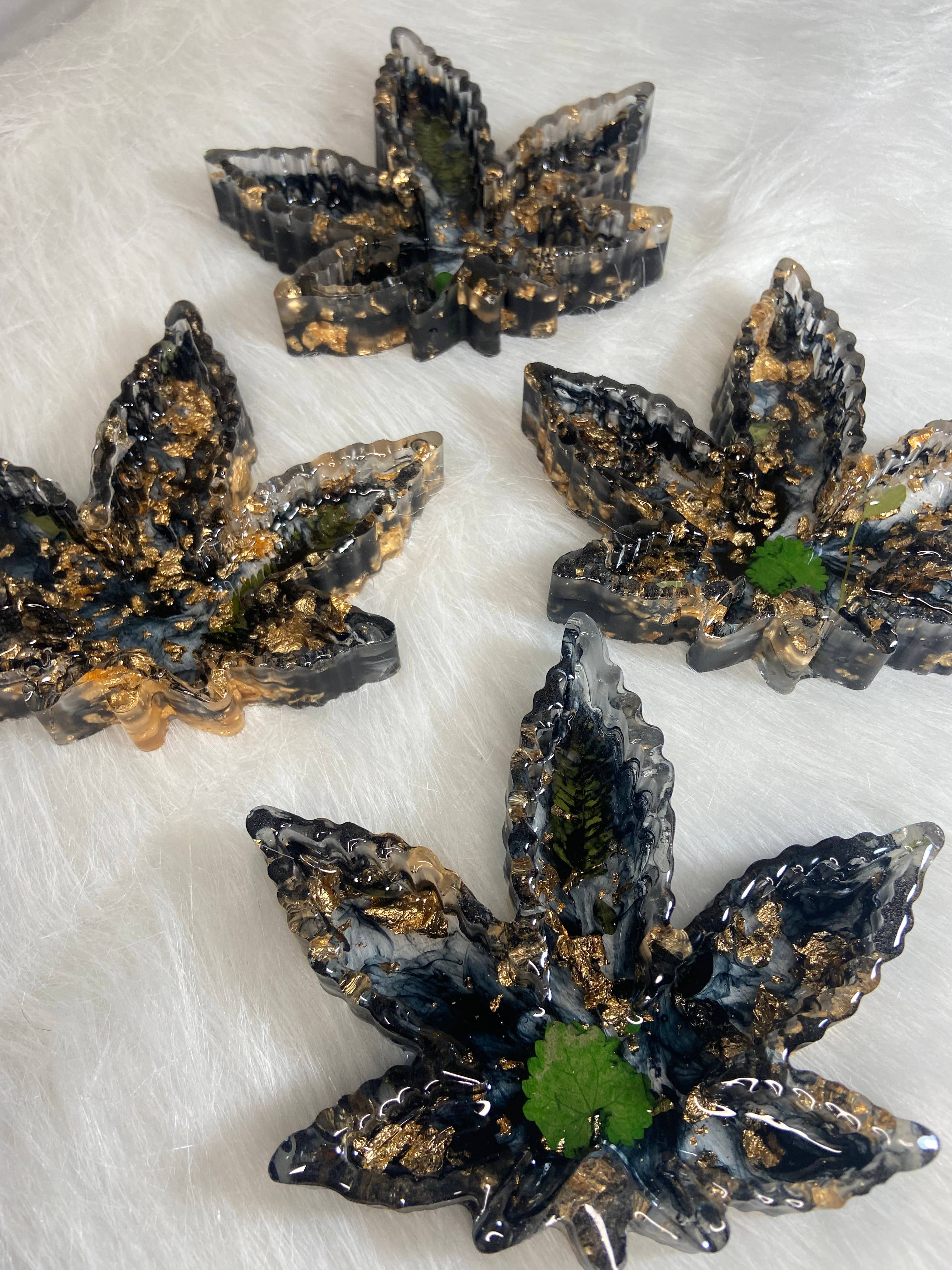 KraftzbyKenzie – Engroshandel Askebæger – Black Leaf askebæger | Blad Bakke | Weed nipsting parabol |7