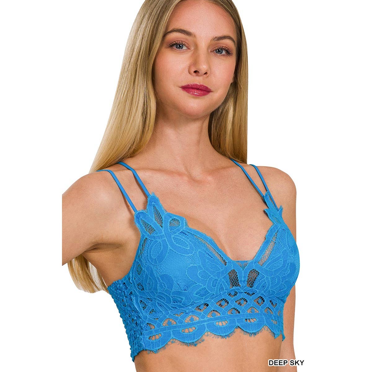 Apolline - Wholesale Bralette - Women's - CROCHET LACE BRALETTE WITH BRA PADS13