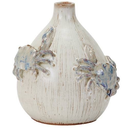 Jarrón de Cangrejo Crema V109LC para venta al por mayor de Continental Home
