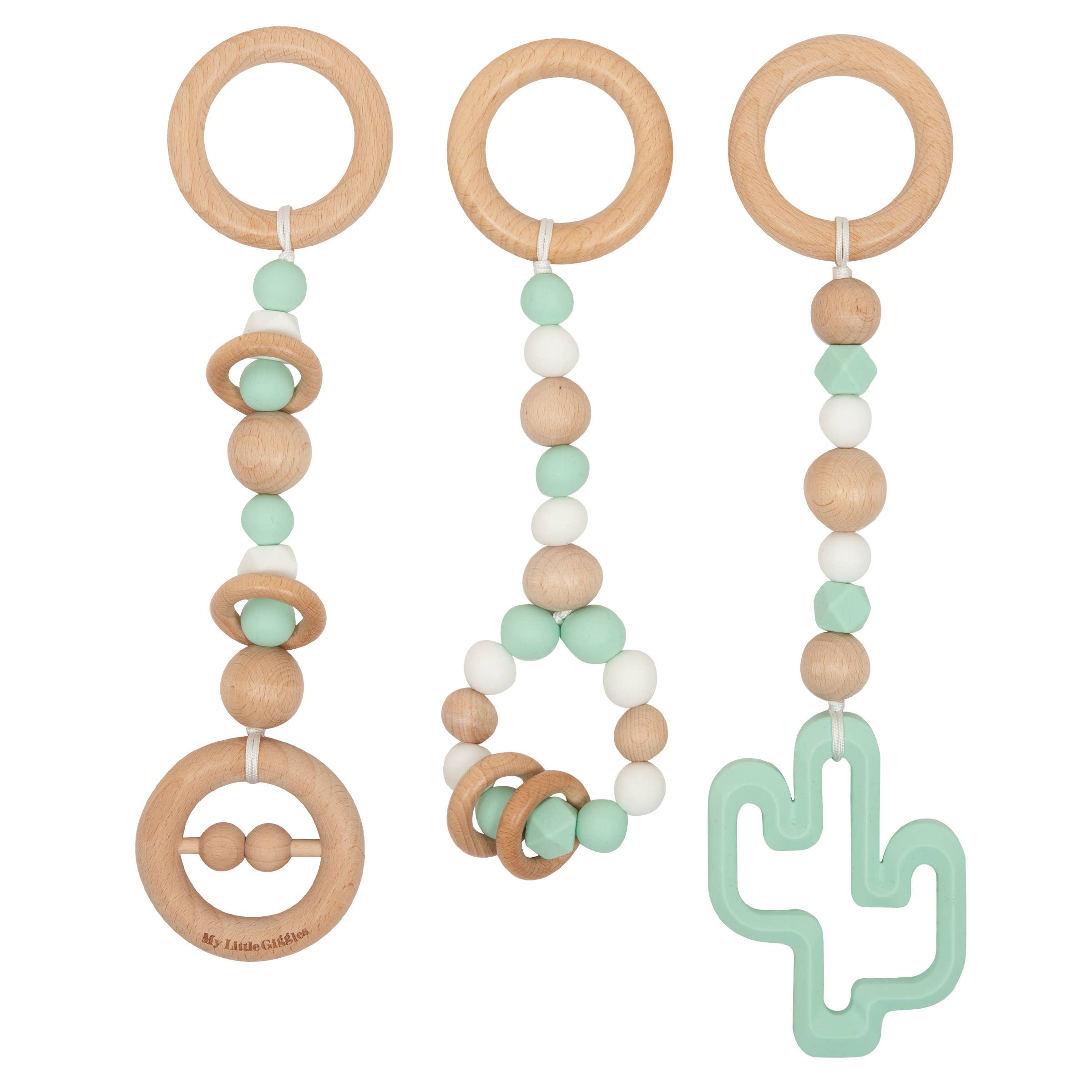 My Little Giggles - Wholesale Wood Toy - Kids - My Little Play Bar & x3 Toy Package – Natural Frame15