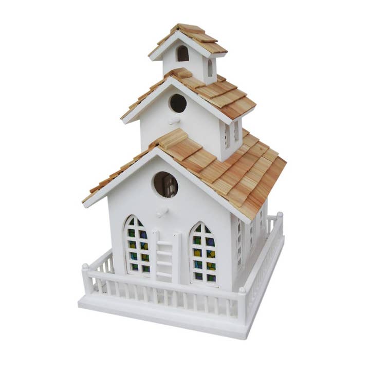 Home Bazaar - Wholesale Bird House - Chapel Bell Birdhouse