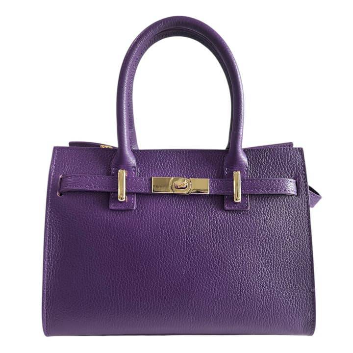 MODARNO - Wholesale Top Handle Bag - Women's - Modarno "Gina" handbag and shoulder bag in genuine leather 28x14x20cm22
