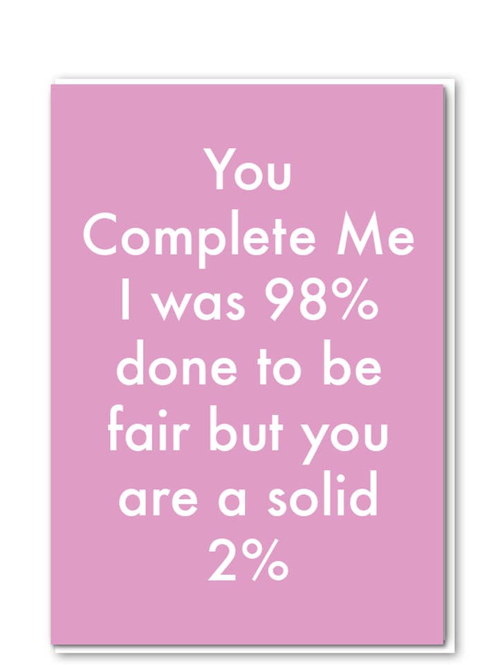 Je maakt me compleet voor wholesale door Objectables Publishing Limited