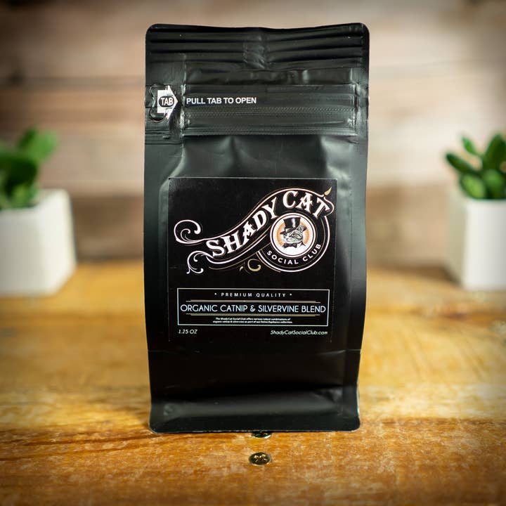 Organic Catnip Silver Vine Blend | Cat Treat | Gift for Pets for wholesale by SHADY CAT SOCIAL CLUB