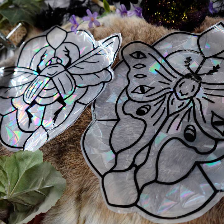 Tia Kinsman - Wholesale Suncatcher - Magic Moth Rainbow Window Cling4
