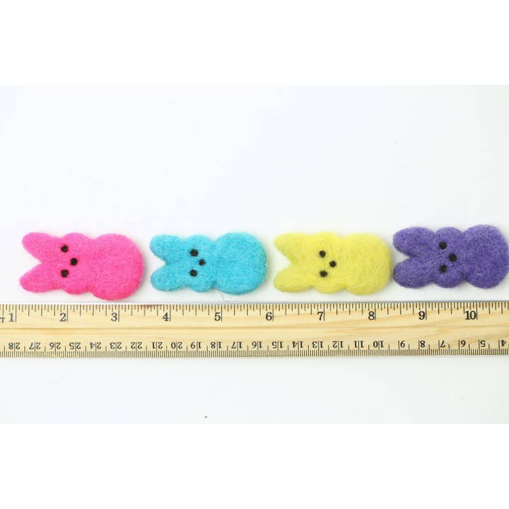 The Felt Pod – Engroshandel Bordpynt – Filtet Kaninfigurer – påskeuro af 100 % uld11