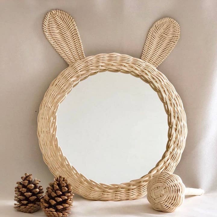 Rattan Mirror for wholesale by Tilian Kids