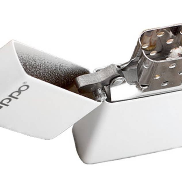 Benhalex - Wholesale Lighter - Zippo Logo White Matte Lighter, Classic Windproof #214ZL