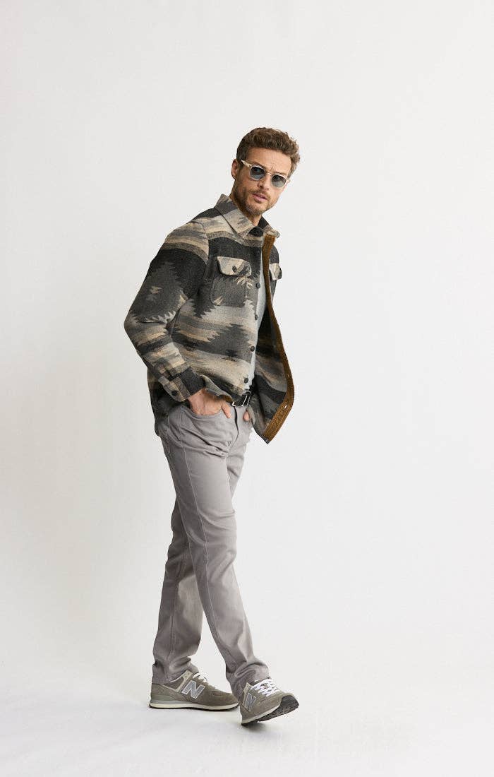 JACHS NY - Wholesale Button Down Shirt - Men's - Unlined Wool Blend Overshirt9