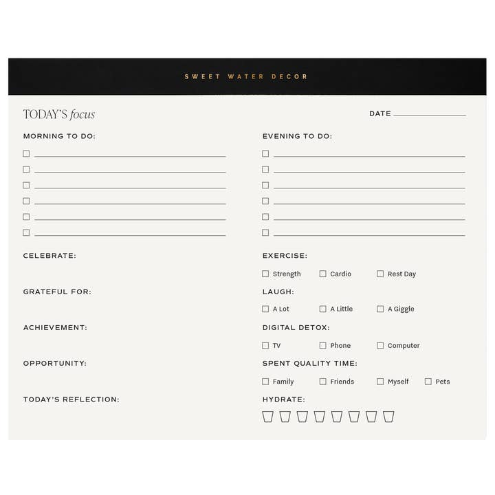 Sweet Water Decor - Venta al por mayor Libretas - *NUEVO* Bloc de Notas de Autocuidado - Papelería y Regalos2