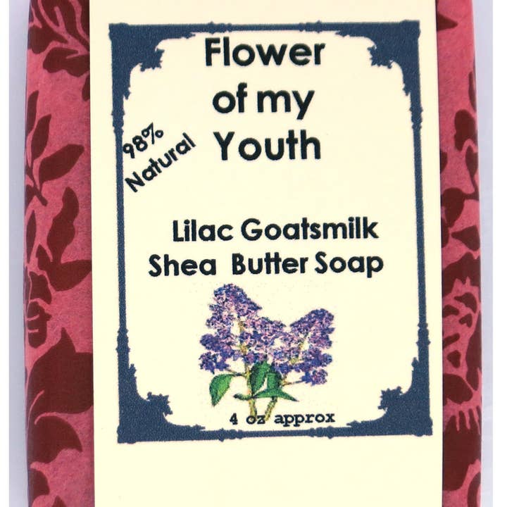 Lilac Goatmilk Shea Butter Soap for wholesale by Corner Soap Shop
