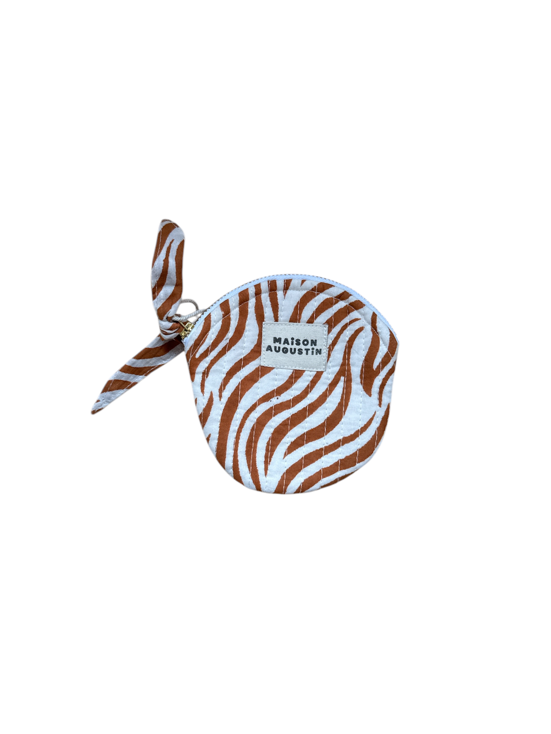 Maison Augustin - Wholesale Coin Purse - Women's - Zebra Camel Wallet1